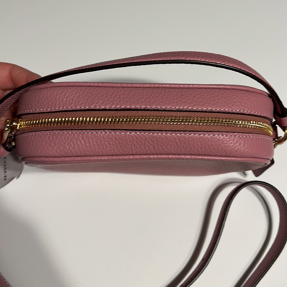 Coach True Pink Leather Mini Jamie Camera Crossbody Bag - Picture 8 of 9